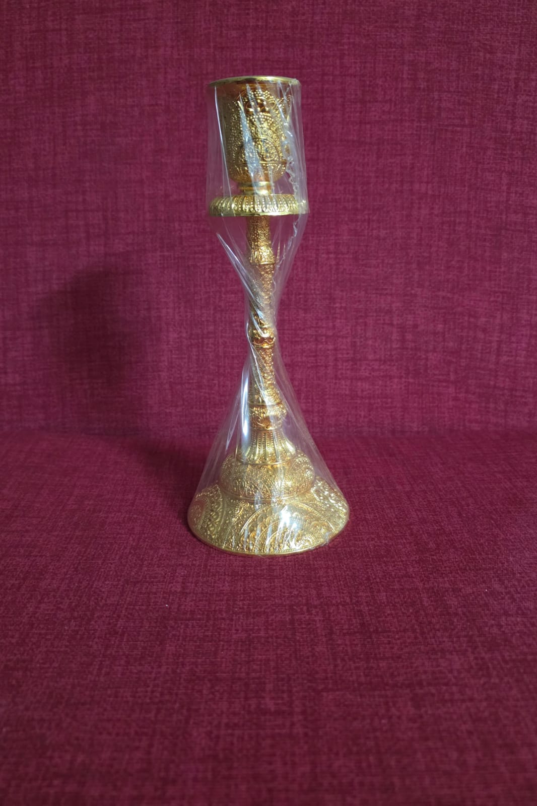 Orthodox Metal Candle Holder – Gold Finish