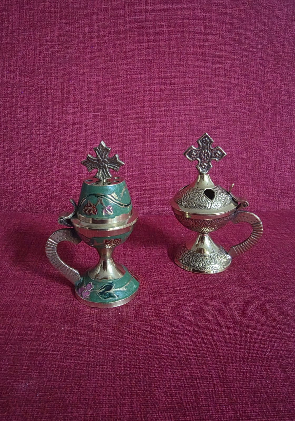 Orthodox Incense Burner (Kadilnica) – Greek Style Brass
